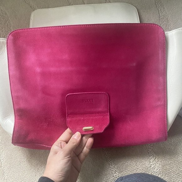 Emilio Pucci Flap Top Leather Bag - Picture 15 of 16